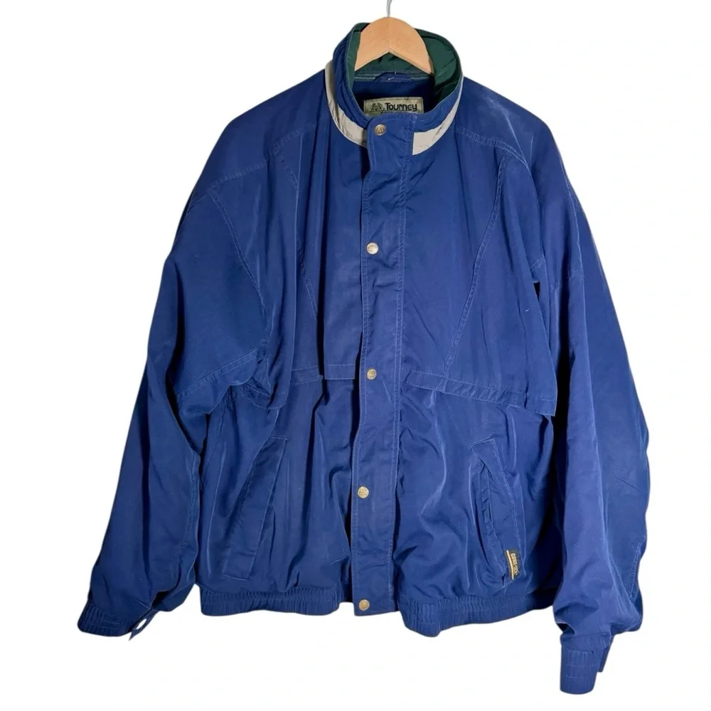 Vintage Tourney GORE-TEX‎ Waterproof Windproof Breathable Jacket Blue Men’s XL